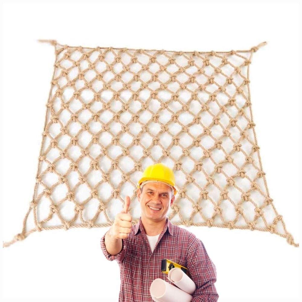 WANIAN Kids Safety Net - Durable Hemp Rope Mesh for Balcony, Playground & Cargo Protection | 23M Anti-Fall Climbing Net for Outdoor Child Safety | Perfect for Home, School & Adventure Parks