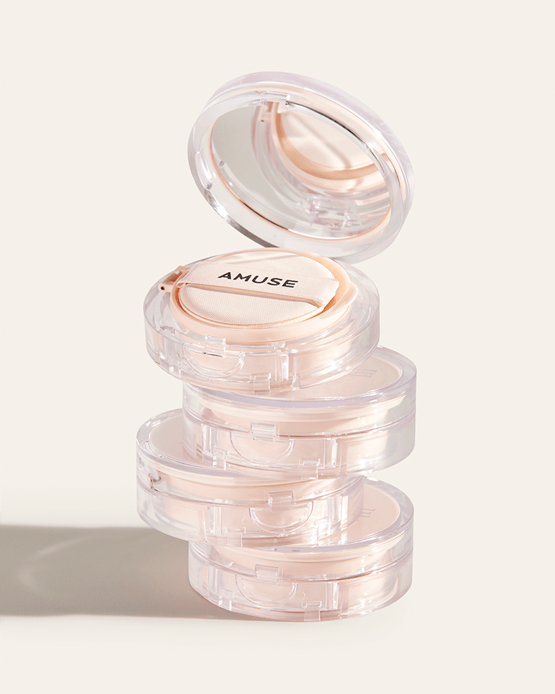 AMUSE Skin Tune Vegan Cover Cushion - SPF50+ PA+++ Lightweight Foundation for Flawless Coverage | Perfect for Daily Makeup & On-The-Go Touch Ups