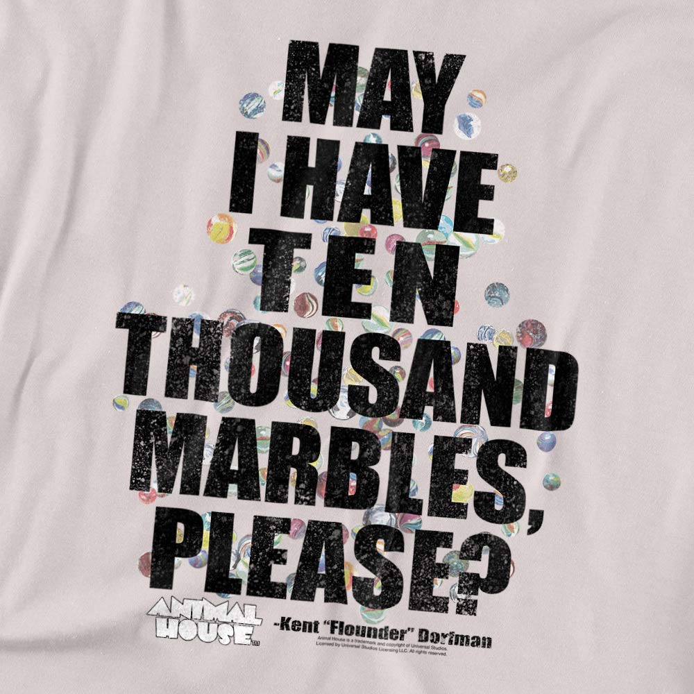 Animal House Marbles Unisex Adult T-Shirt | Funny Graphic Tee for Men & Women | Casual Wear, Gifts, Movie Fans