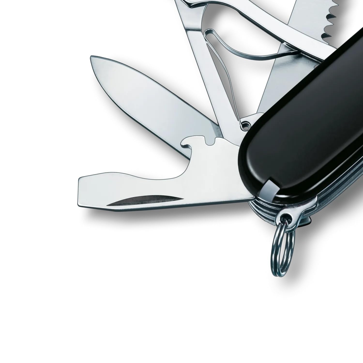 Victorinox Swiss Army Huntsman Pocket Knife - 15-in-1 Multitool with Blade, Corkscrew, Can Opener & More - Perfect for Camping, Hiking & Outdoor Adventures