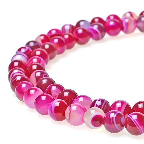 Rose Red Striped Agate