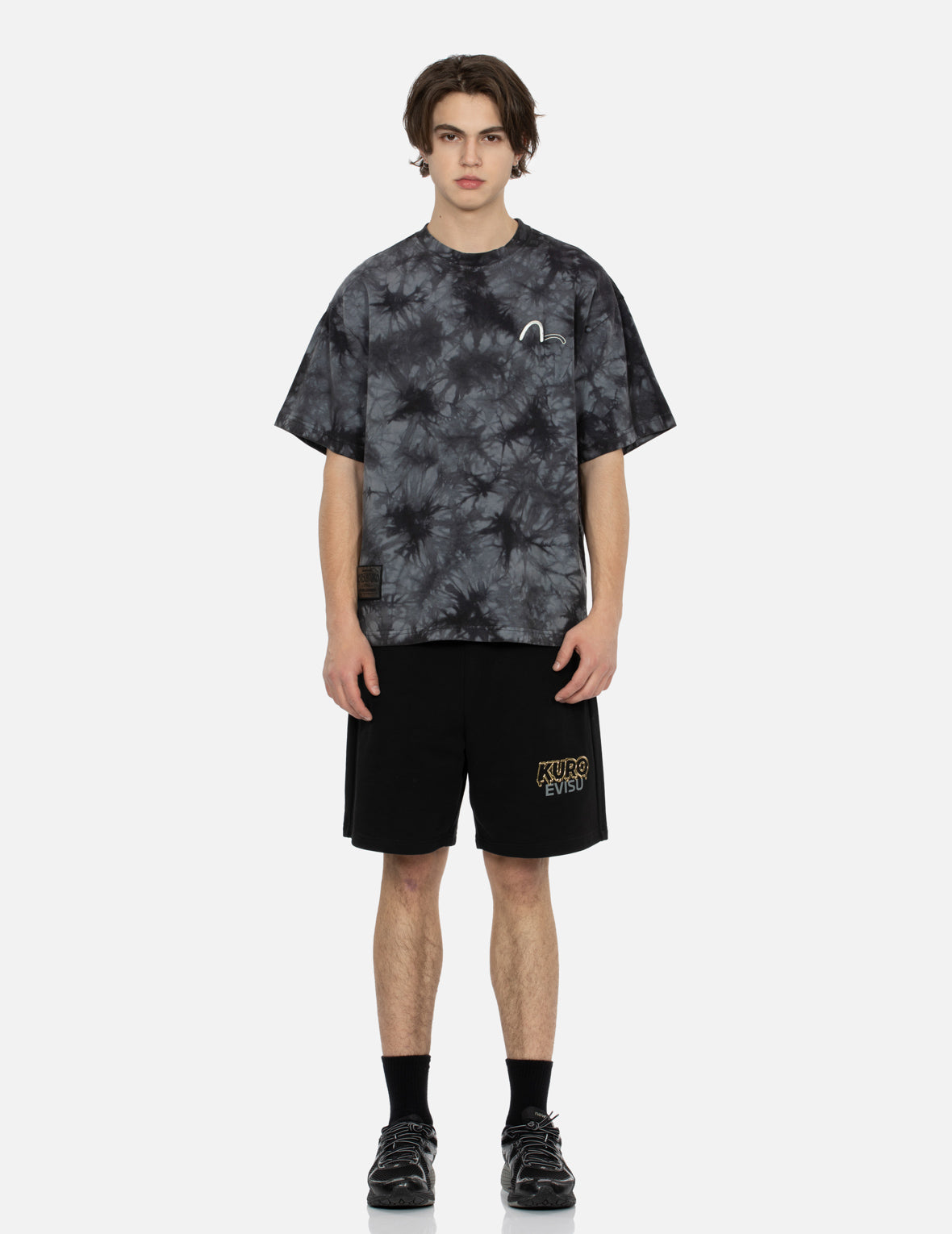 Tie Dye Loose Fit T-Shirt with Seagull Embroidery - Casual Beachwear & Summer Vacation Outfit for Women and Men