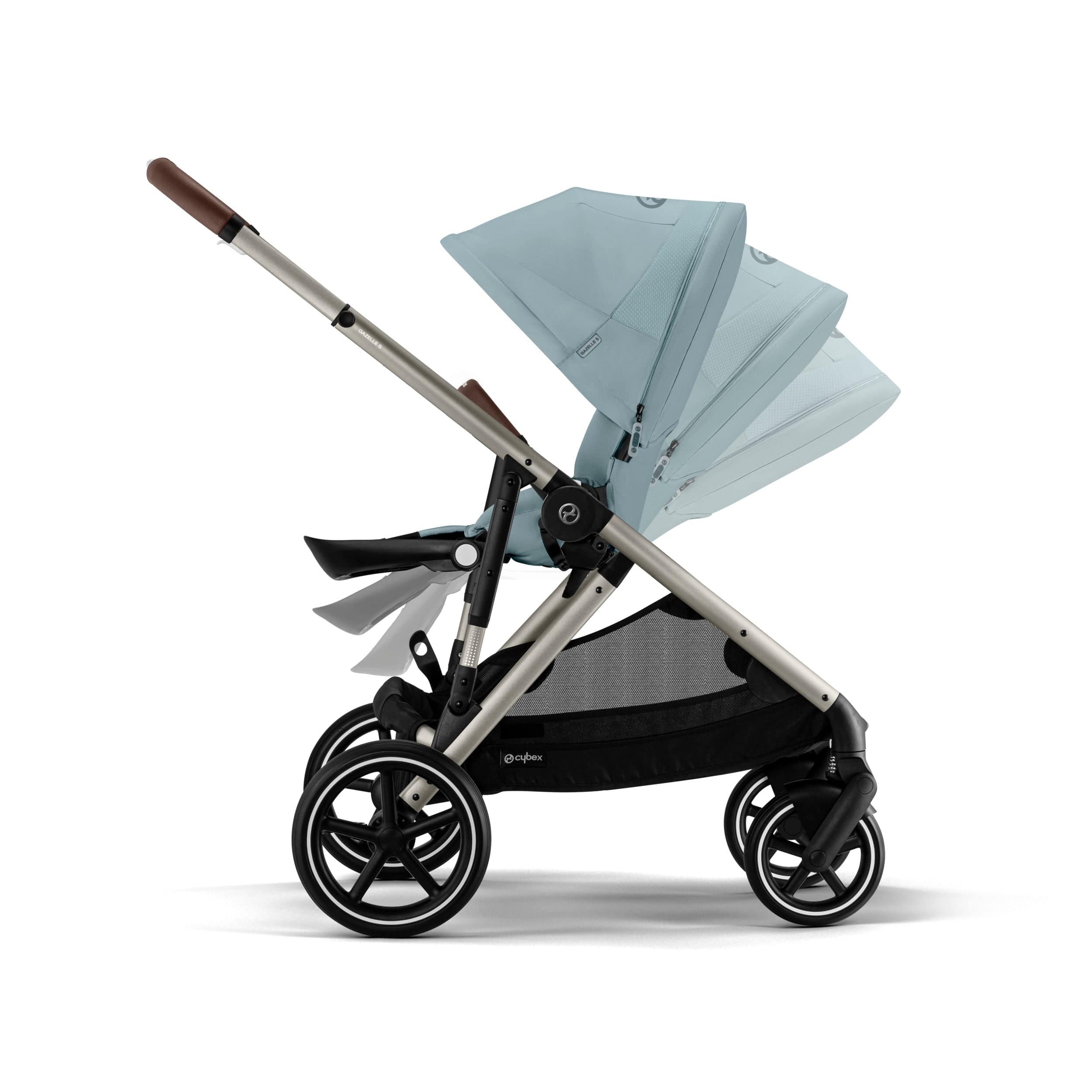 Cybex Gazelle S 2 Stroller - Lightweight Travel Stroller for Toddlers & Infants | Compact Foldable Design with Adjustable Seat | Perfect for Shopping, Travel & Daily Walks