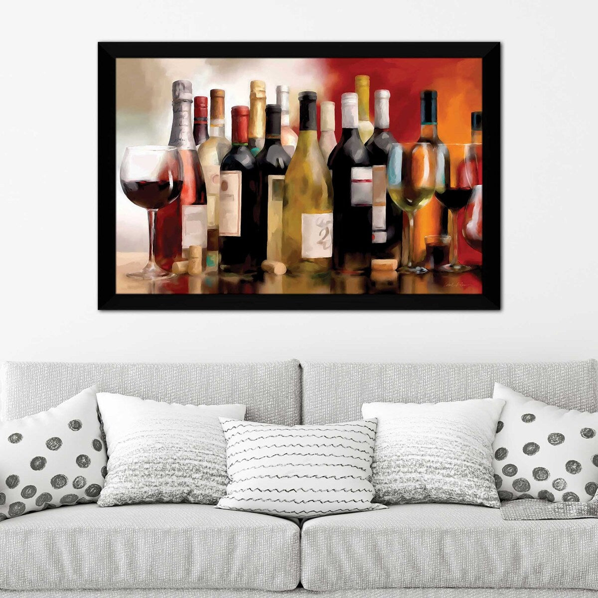 Carol Robinson Wine Art Print on Acrylic - Elegant Wine-Themed Wall Decor for Dining Room, Bar, or Kitchen | Perfect Gift for Wine Lovers