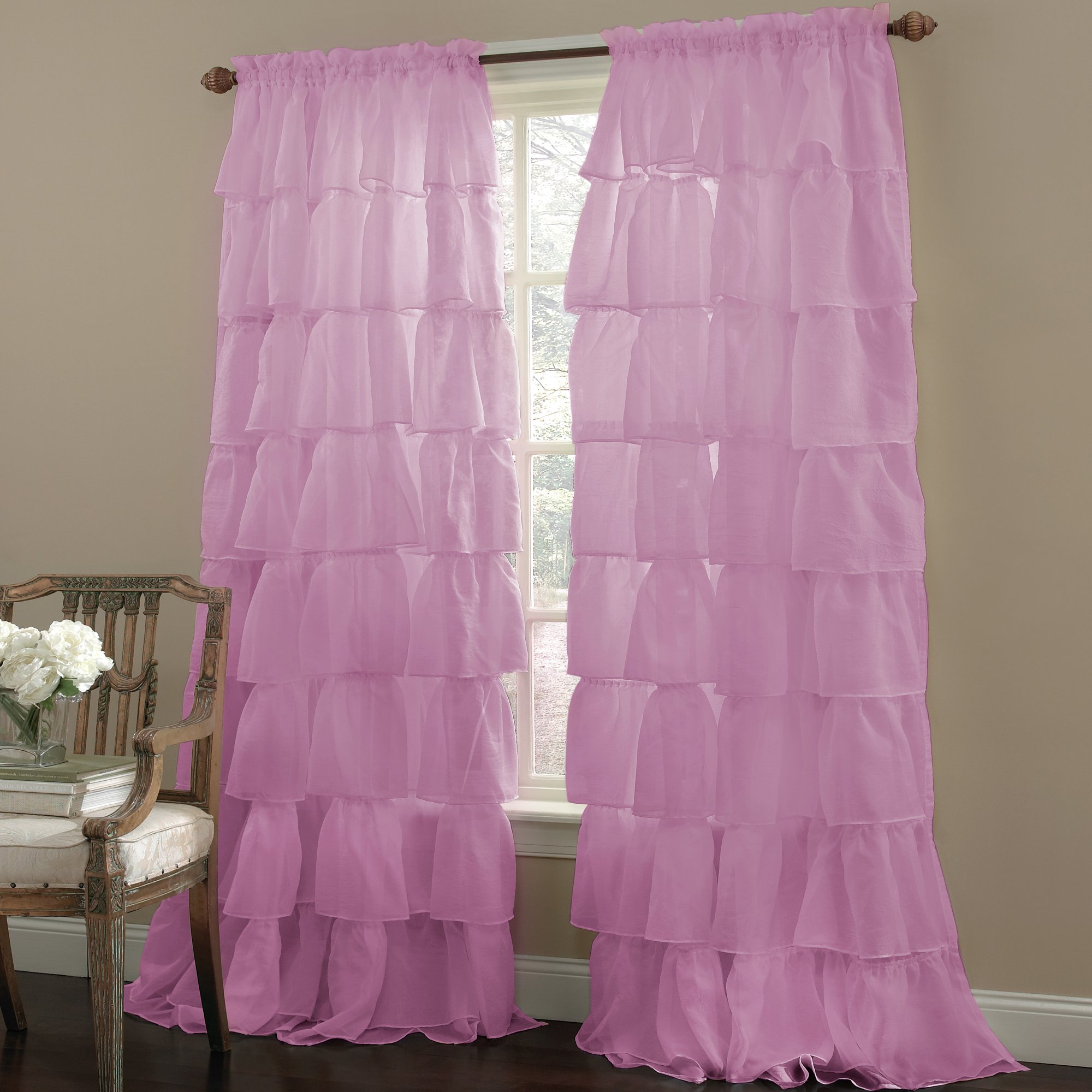 Stylish Sweet Home Collection Window Curtains - 63