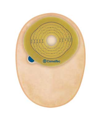 Convatec Esteem Plus 1-Piece Closed Ostomy Pouch with Filter - 25mm Stomahesive Barrier - Transparent (30 per Box) - Ideal for Active Lifestyle & Comfortable Daily Wear