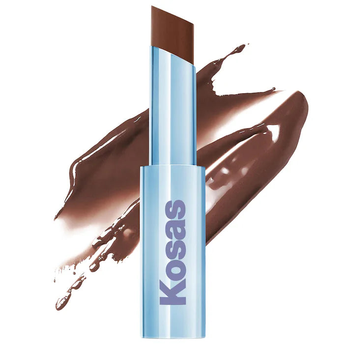 Kosas Hydrating Lip Gloss with Ceramides - Wet Stick™ for Moisturized, Shiny Lips | Perfect for Daily Wear, Makeup Looks & On-the-Go Hydration