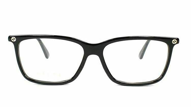 Gucci GG 0094 O 001 Black Rectangular Eyeglasses for Women & Men | Luxury Designer Sunglasses for Fashion, Work & Everyday Wear