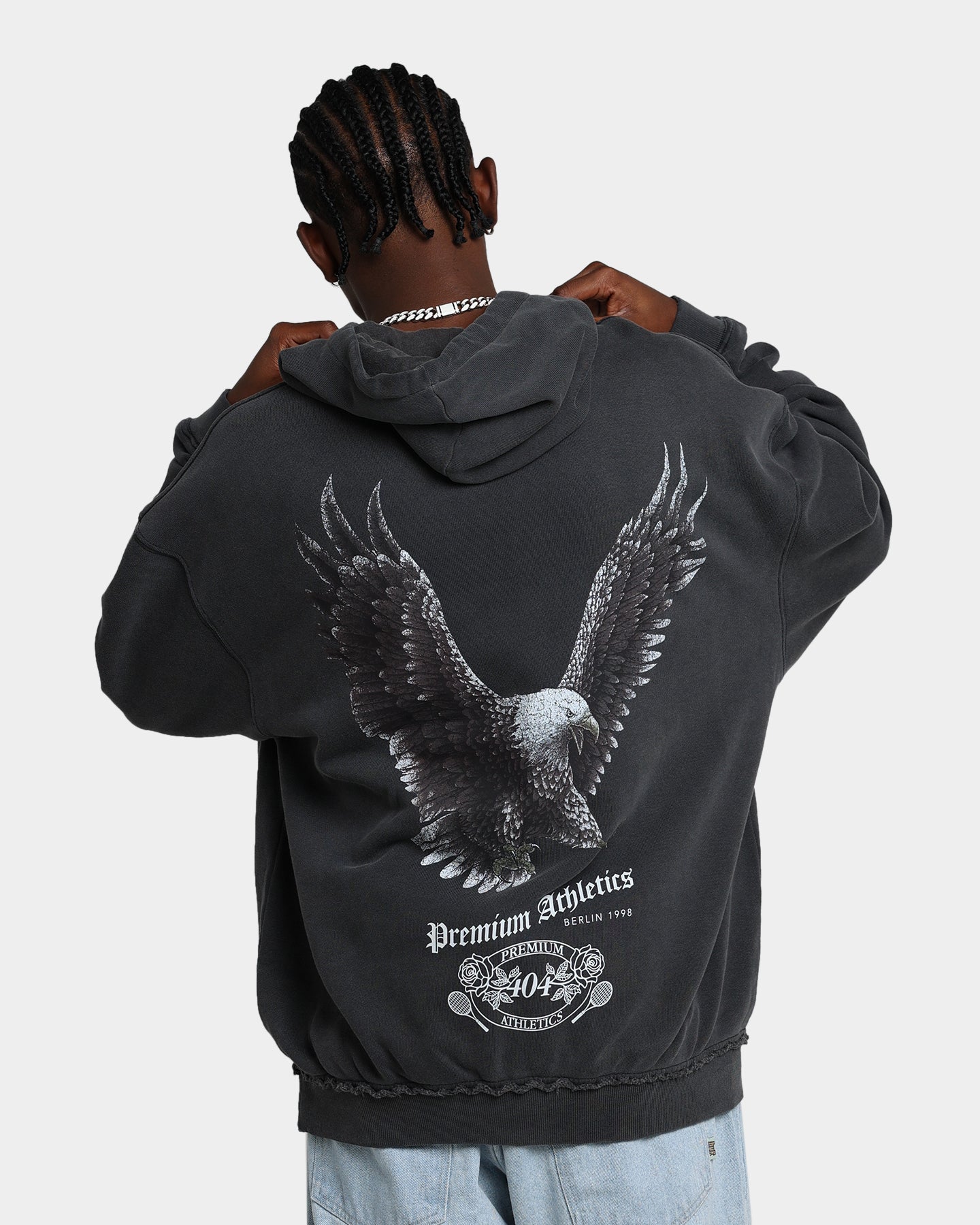 Vintage 404 Flight Hoodie - Charcoal Grey | Retro Airplane Graphic Sweatshirt for Men & Women | Perfect for Casual Wear, Street Style & Aviation Enthusiasts