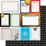 Water Polo Sports Journal Scrapbook Paper - 12x12 Inch Double-Sided Premium Scrapbooking Sheet (37025) for Water Polo Team Memories, Sports Scrapbooks & Creative Projects