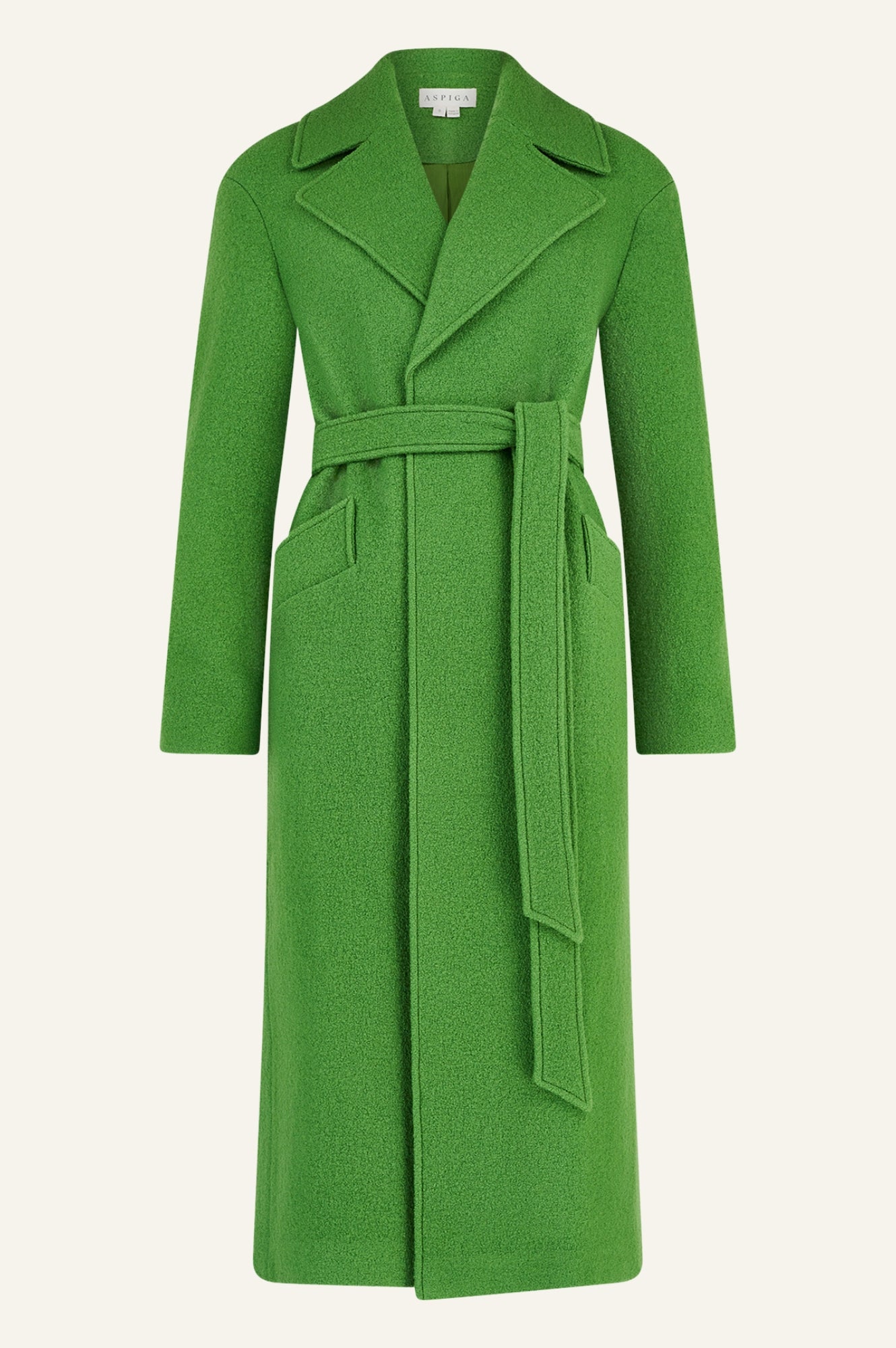 Premium Green Wool Coat for Women - Warm Winter Outerwear for Cold Weather | Perfect for Office, Travel & Outdoor Activities