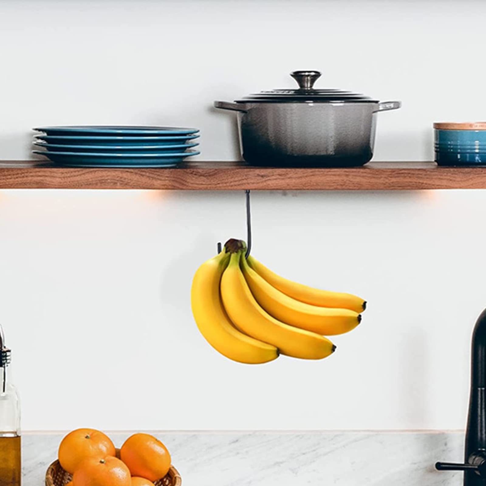 Banana Hanger Hook for Kitchen & Home - Hanging Bananas & Supplies