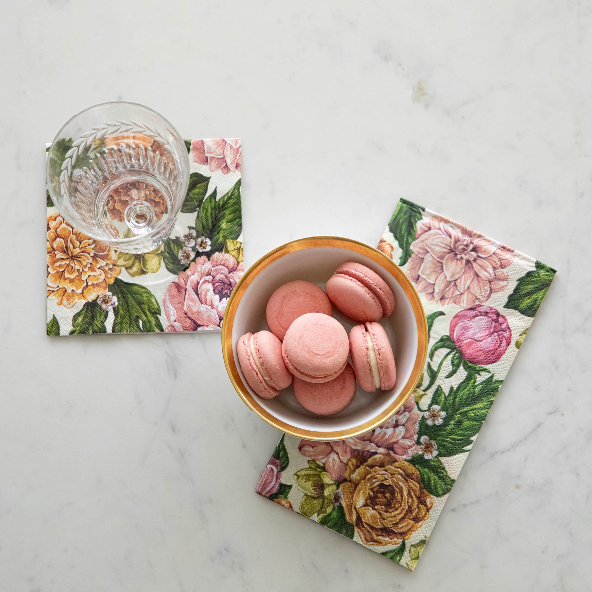 Premium Garden Derby Cocktail Napkins - 4.5