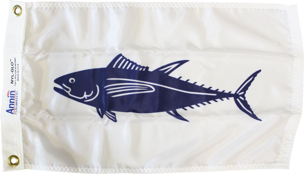Annin Tuna 12x18 Inch Nylon Flag - Durable Outdoor American Flag for Patio, Garden & Boat Decoration