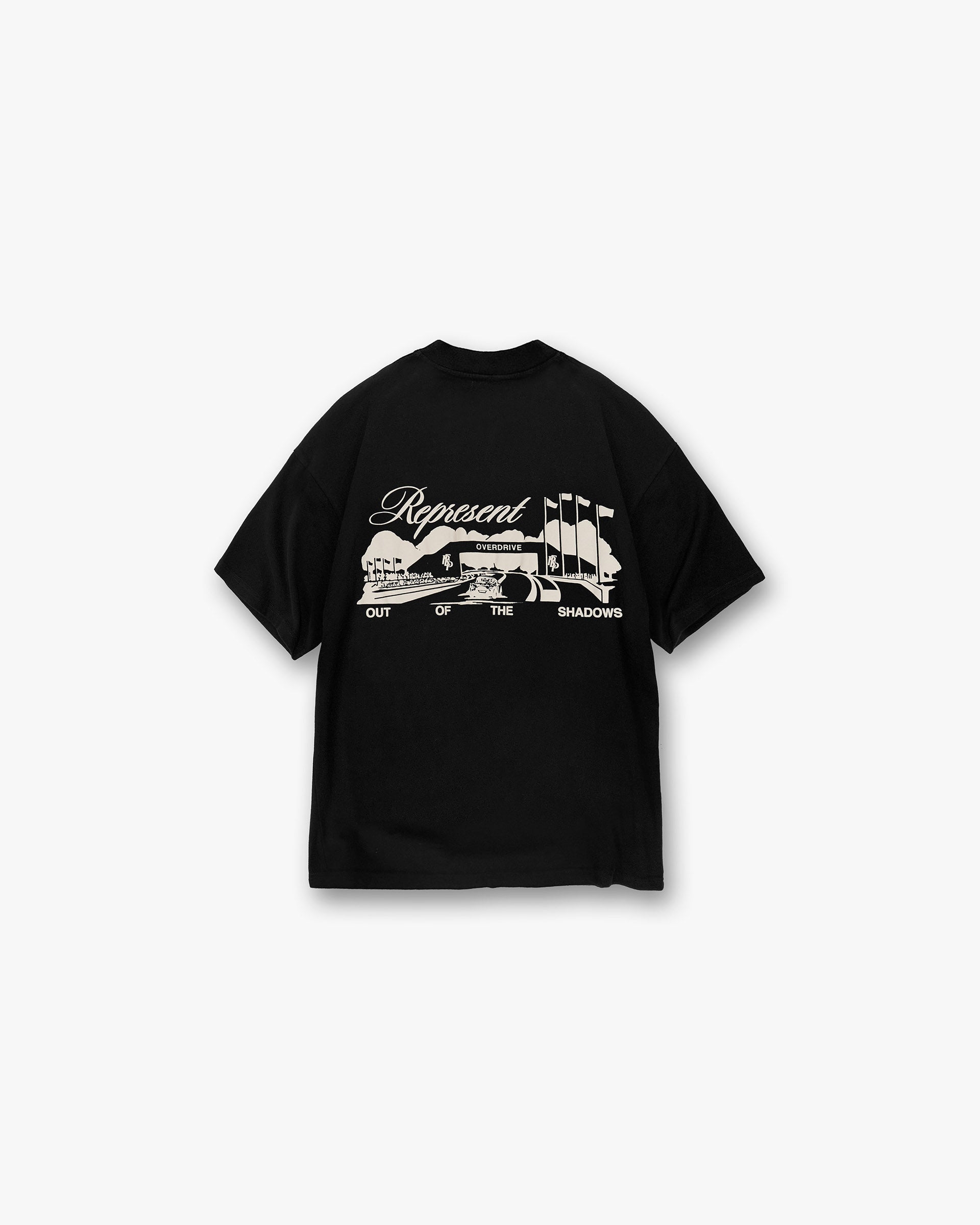 Raceway T-Shirt for Men - Premium Jet Black Cotton Tee - Comfortable & Stylish for Casual Wear, Gym, and Everyday Outfits