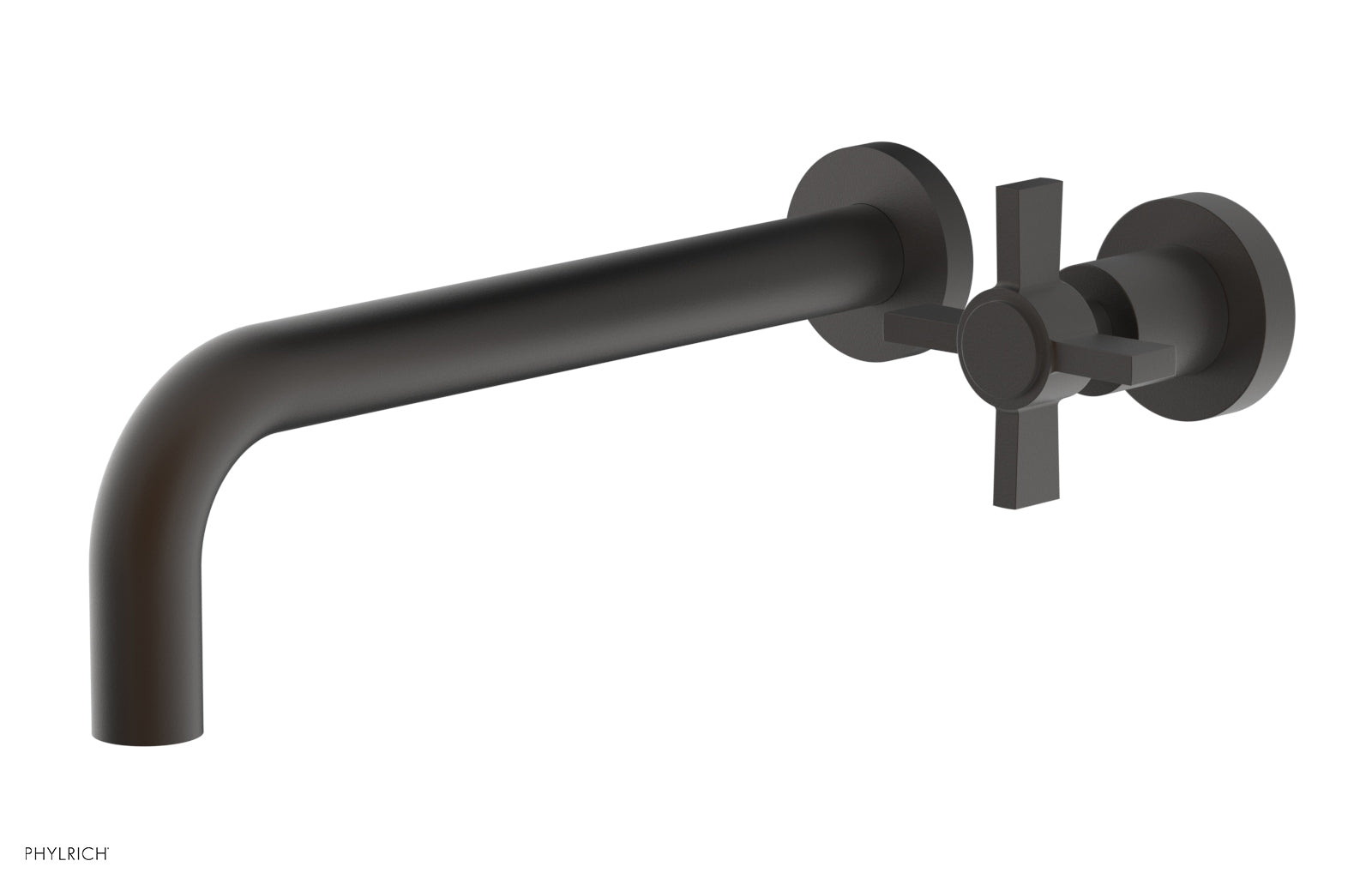 Basic 10 Single Handle Wall Lavatory Faucet Set with Cross Handle D132 16 - Perfect for Bathroom Sink, Powder Room, and Guest Bath Installation