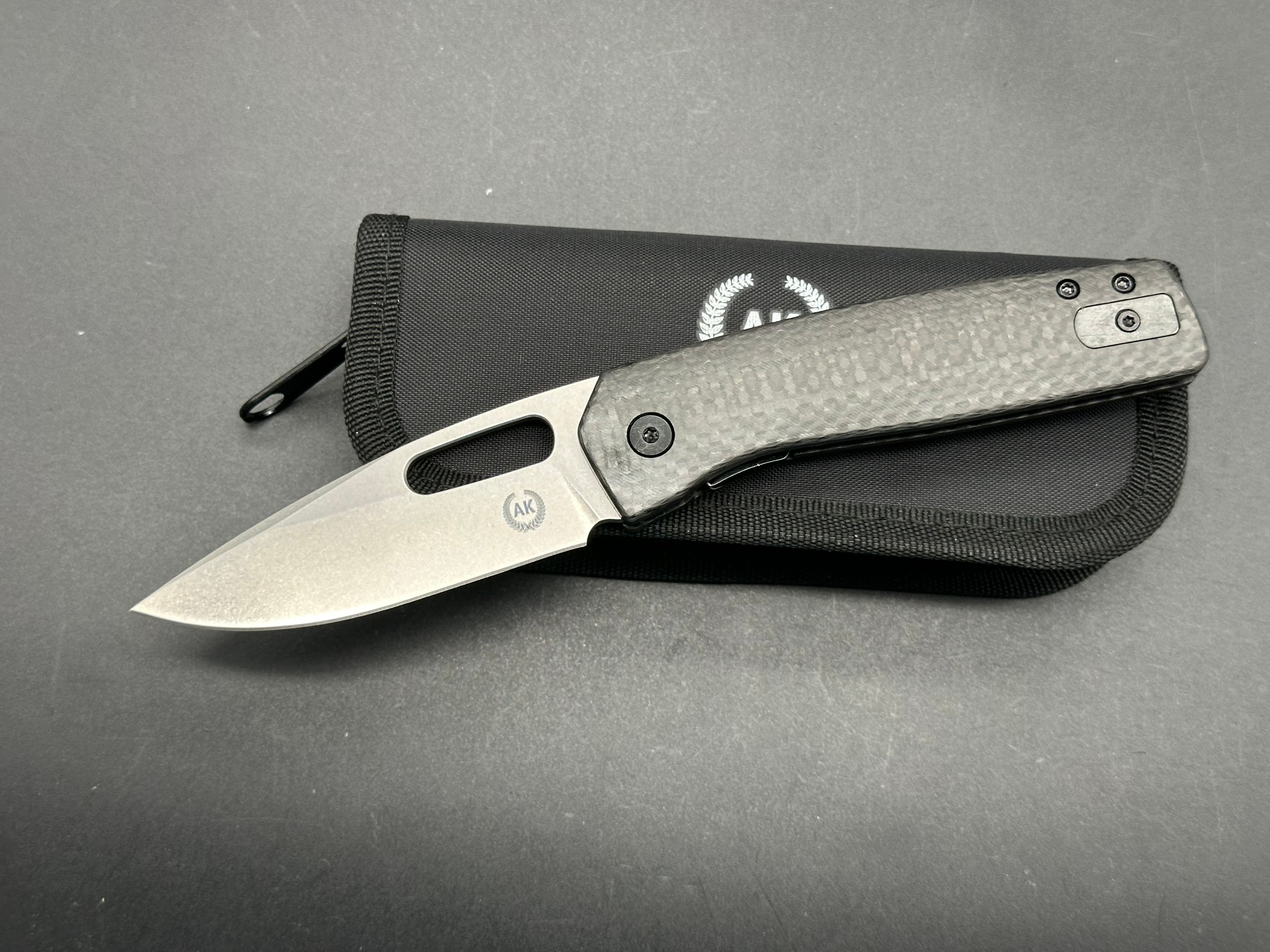 Asher Spiro CF Folding Knife - 3.2