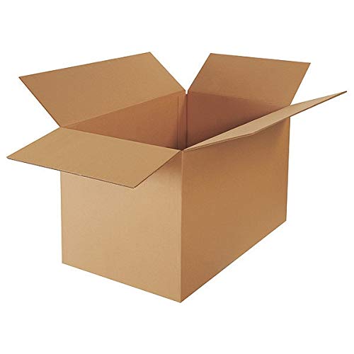 Double Wall Shipping Boxes for Bulk Cargo - Heavy Duty Moving & Storage Packing Supplies for Ecommerce, Home & Office Use