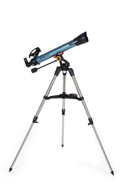 Celestron Inspire 70AZ Refractor Telescope for Adults & Kids - 70mm Aperture Astronomy Telescope with Smartphone Adapter & Tripod - Perfect for Stargazing, Moon Viewing & Backyard Astronomy