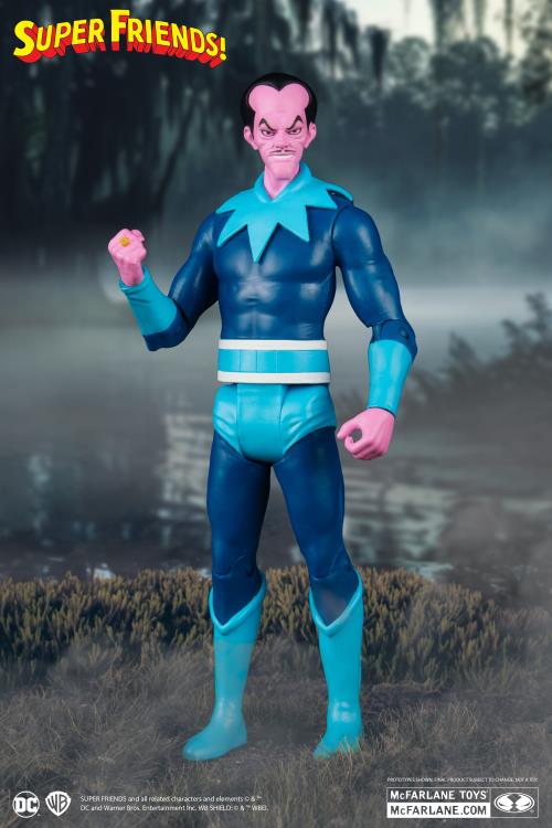 Super Friends DC Retro Sinestro Action Figure - Collectible 7-Inch Figure for Fans & Display - Perfect for Comic Book Lovers, Gift Giving & Home Decor