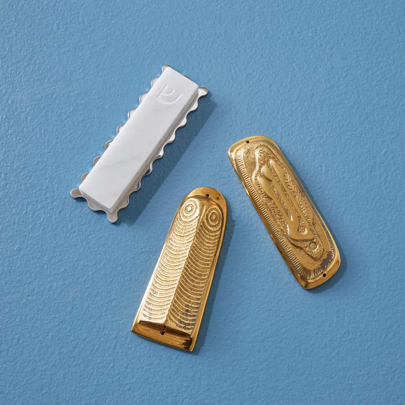 Ripple Mezuzah - Handcrafted Jewish Door Blessing Scroll Case for Home Protection & Spiritual Decor | Perfect for Housewarming Gifts & Jewish Holidays
