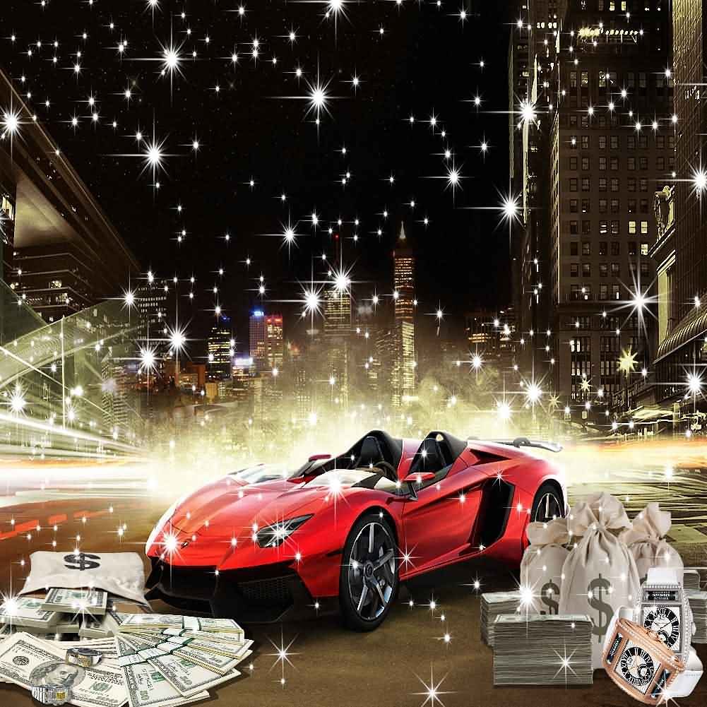 Luxury 10x10ft City Streets Photo Backdrop - Perfect for Photography & Events