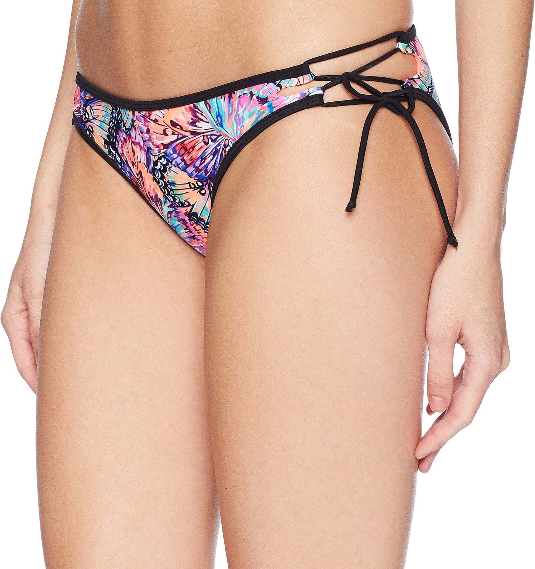 Body Glove Fly Tie Side Mia Bottoms - Women's Swimwear Bikini Bottoms, Multi Color, XS - Perfect for Beach, Pool, and Summer Vacations