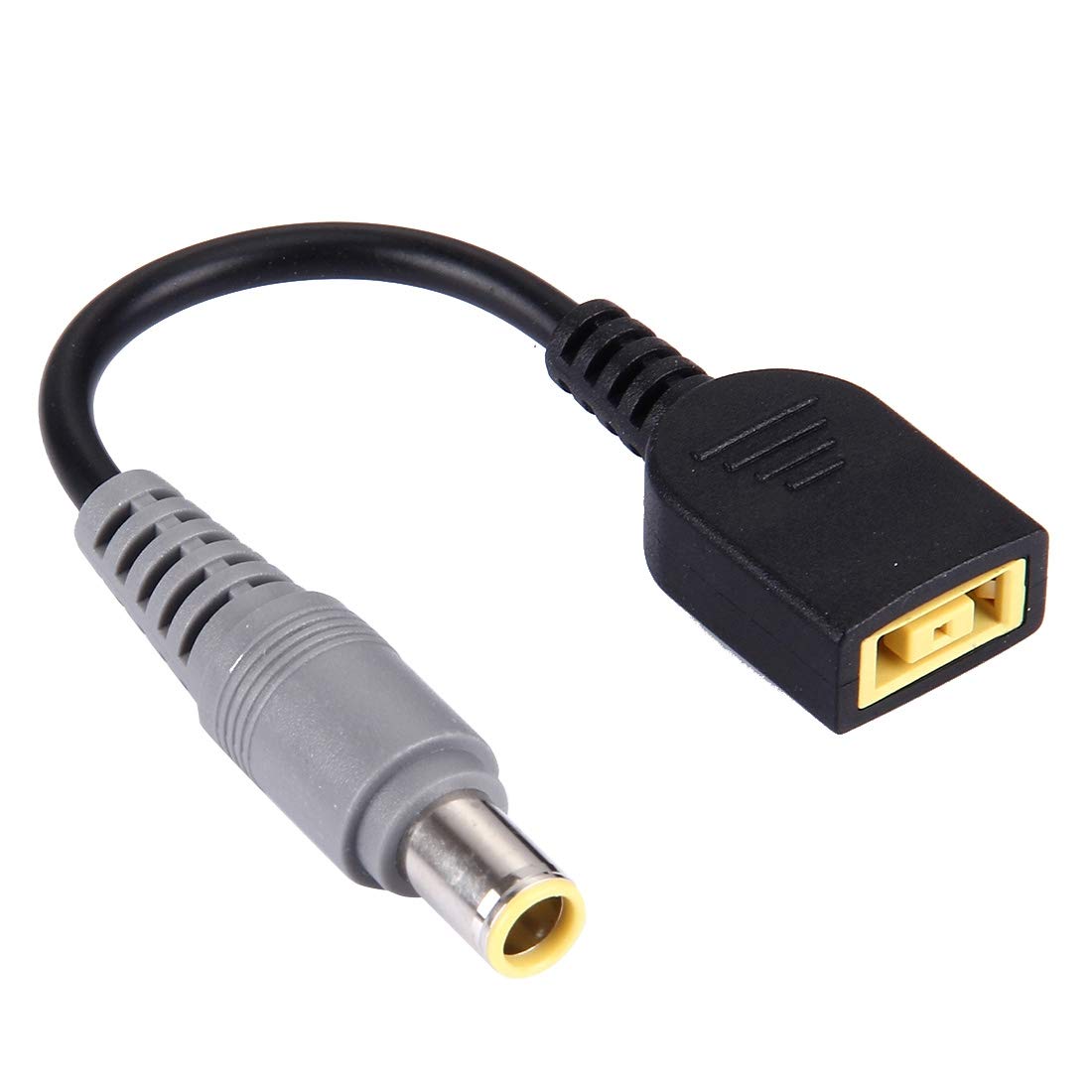 7.9x5.5mm Male to Small Square (2nd Gen) Female Laptop Power Adapter - 10cm Cable Length - Perfect for Notebook Charging & Portable Power Solutions