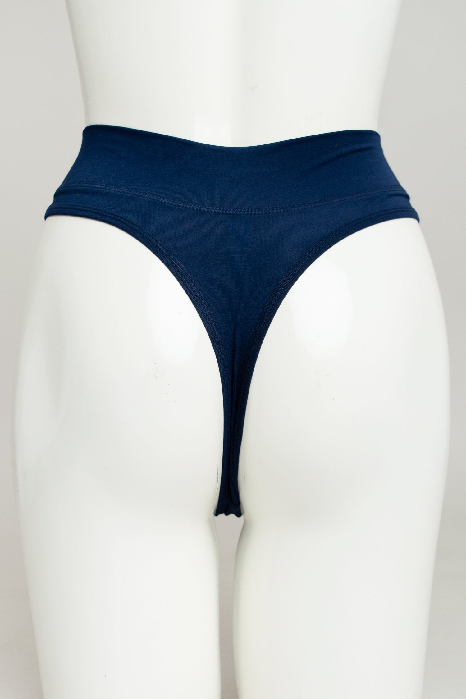 Premium Indigo Bamboo La Thong - Soft & Comfortable Underwear for Women - Perfect for Yoga, Lounge & Everyday Wear