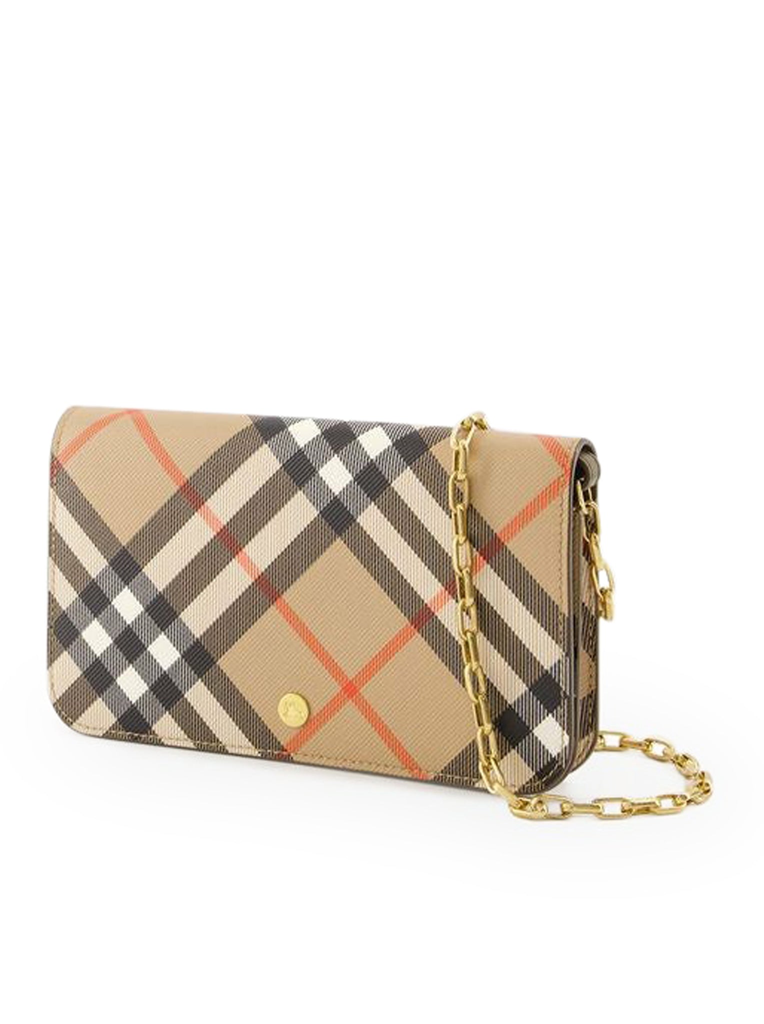 Burberry Check Wallet in Nude Neutrals - Sand Color 8095123 B9368 | Stylish & Compact for Everyday Use, Travel, and Gifts