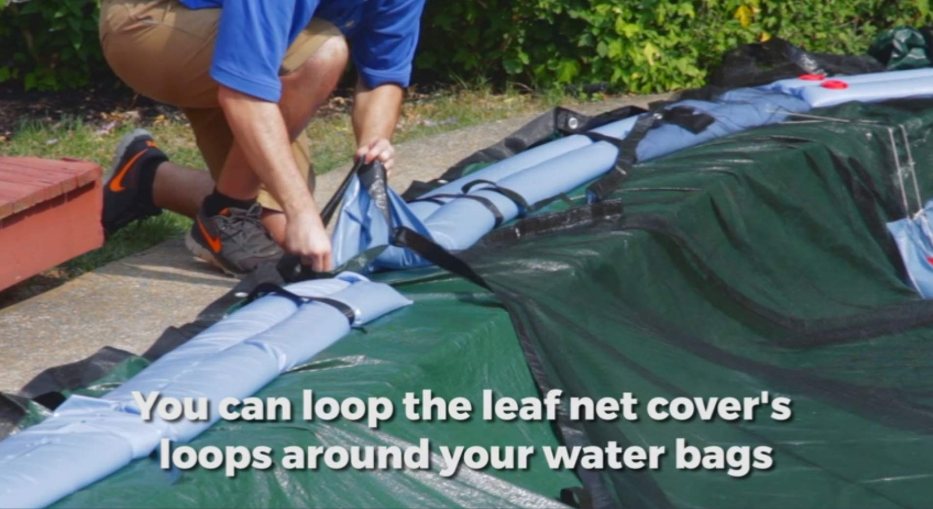 16x36ft Rectangle Pool Leaf Net Cover - Heavy Duty Protection for In-Ground & Above-Ground Swimming Pools | Keeps Leaves & Debris Off Winter Pool Covers | Perfect for Fall Season & Winter Pool Maintenance