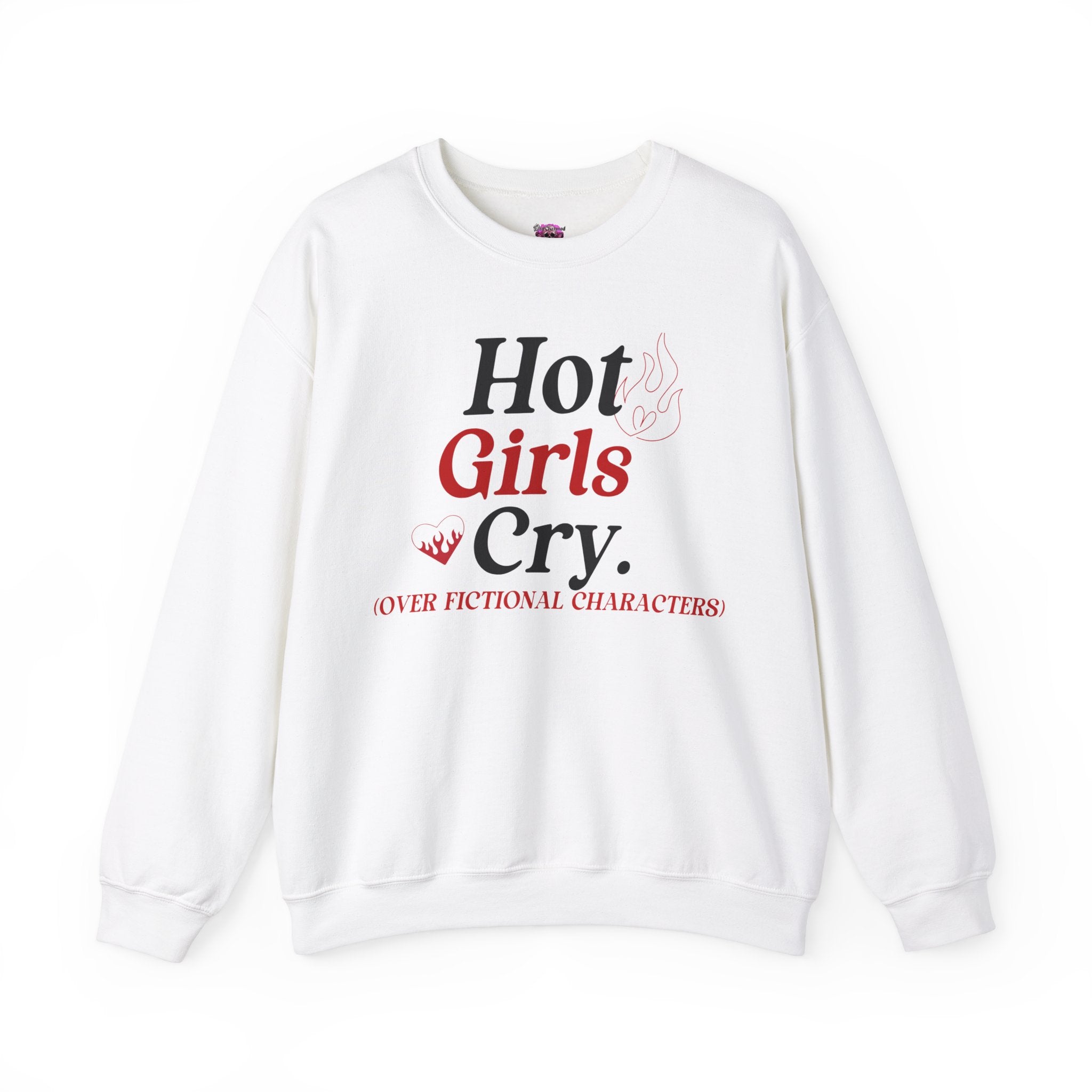 Hot Girls Cry Crewneck Sweatshirt - Trendy Graphic Pullover for Women - Perfect for Casual Wear, Street Style & Instagram Outfits