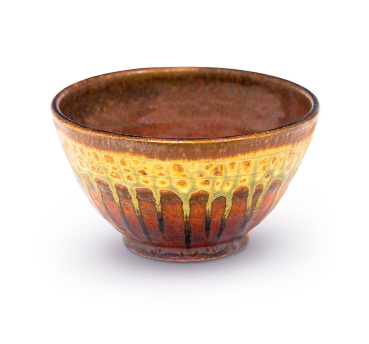 Blanket Creek Pottery Rustic Red Ceramic Cereal Bowl - Handmade Stoneware Breakfast Bowl for Cereal, Soup & Salad - Perfect for Farmhouse Kitchen & Cozy Dining