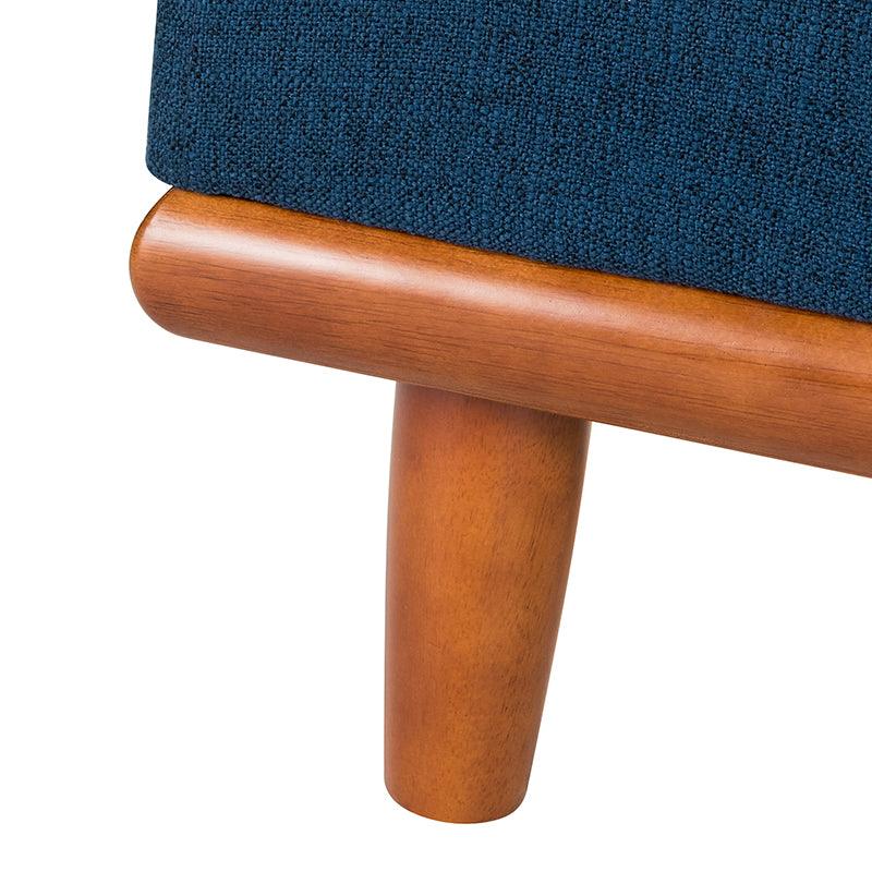 Clover Upholstered Flip Top Storage Bench - Stylish Ottoman with Hidden Storage for Living Room, Bedroom & Entryway - Perfect for Home Organization & Extra Seating