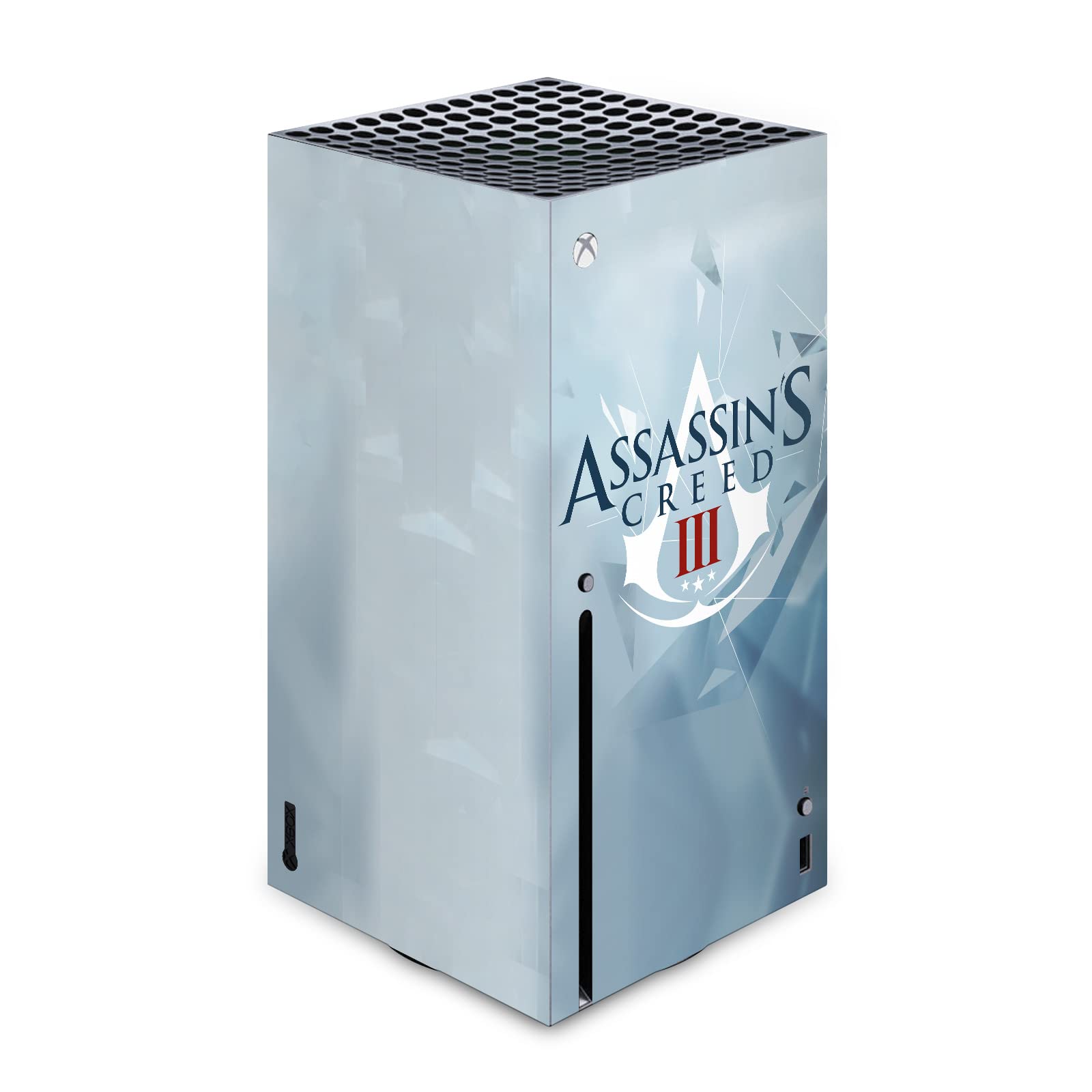 Officially Licensed Assassin's Creed Animus III Vinyl Sticker Skin for Xbox Series X - Gaming Console Decal Cover - Perfect for Gaming Setups & Themed Decor