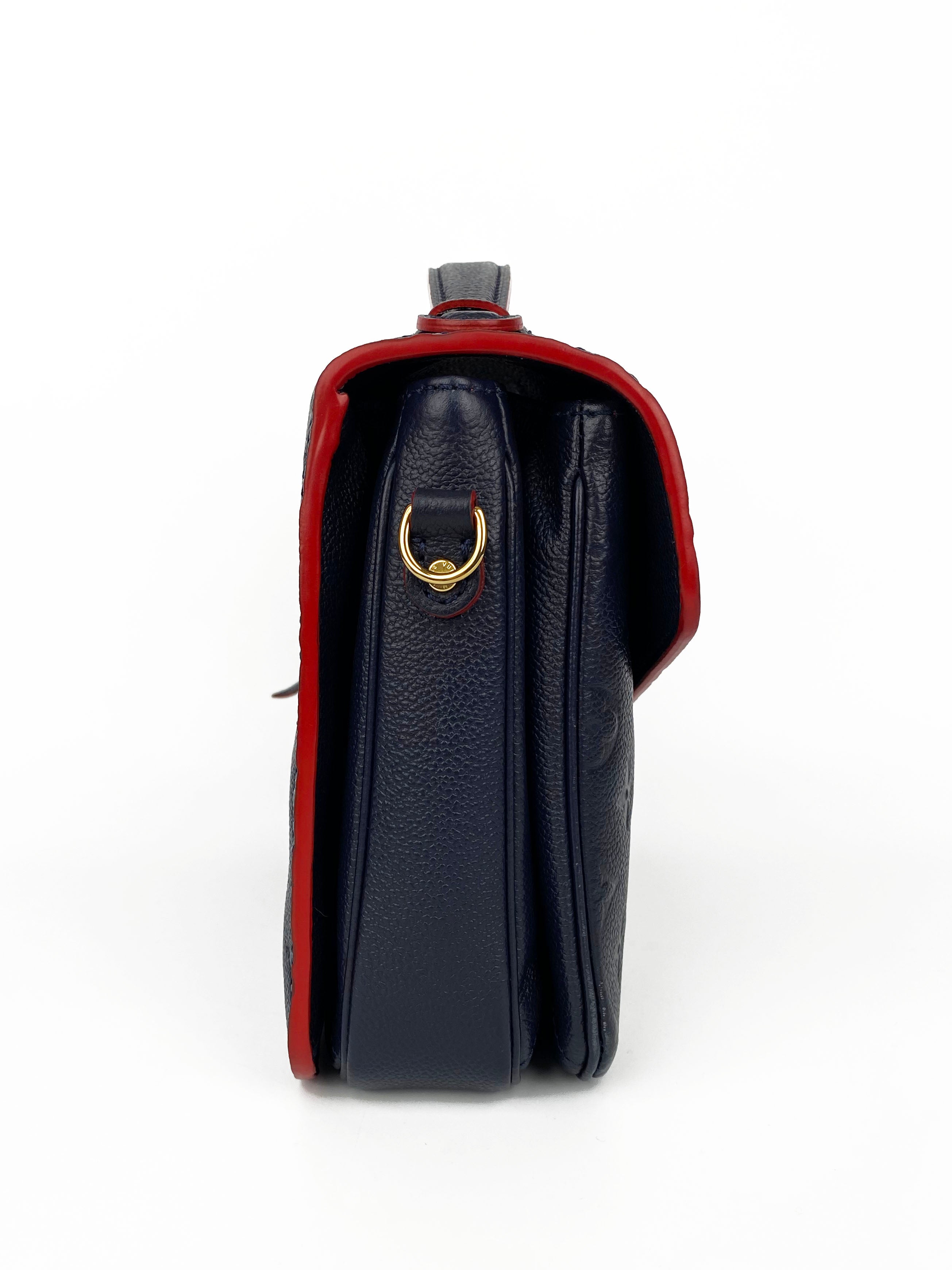 Authentic Louis Vuitton Pochette Metis Crossbody Bag in Navy Blue | Luxury Designer Handbag for Women | Perfect for Work, Travel & Everyday Use