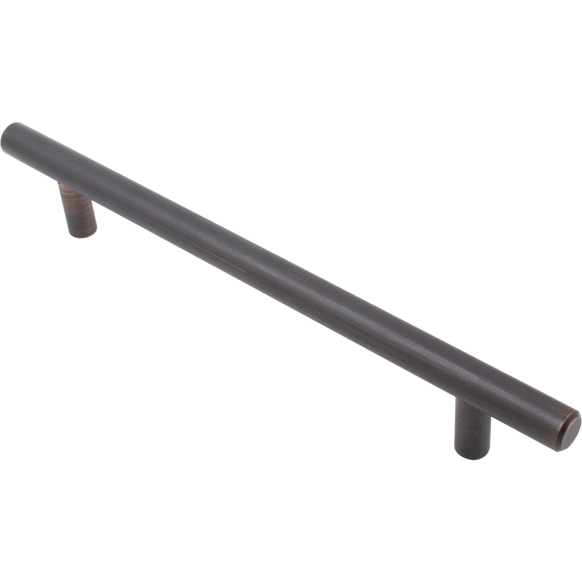 Vintage Bronze Bar Cabinet Pull - 160mm Center to Center, 220mm Overall Length - Perfect for Kitchen Cabinets, Bathroom Vanities & Furniture Drawers
