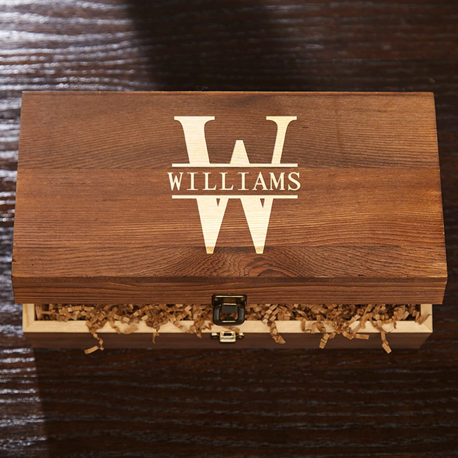 Personalized Whiskey Gift Set - Engraved Wooden Box & 2 Twist Glasses - Perfect for Anniversary, Birthday, Father's Day & Special Occasions