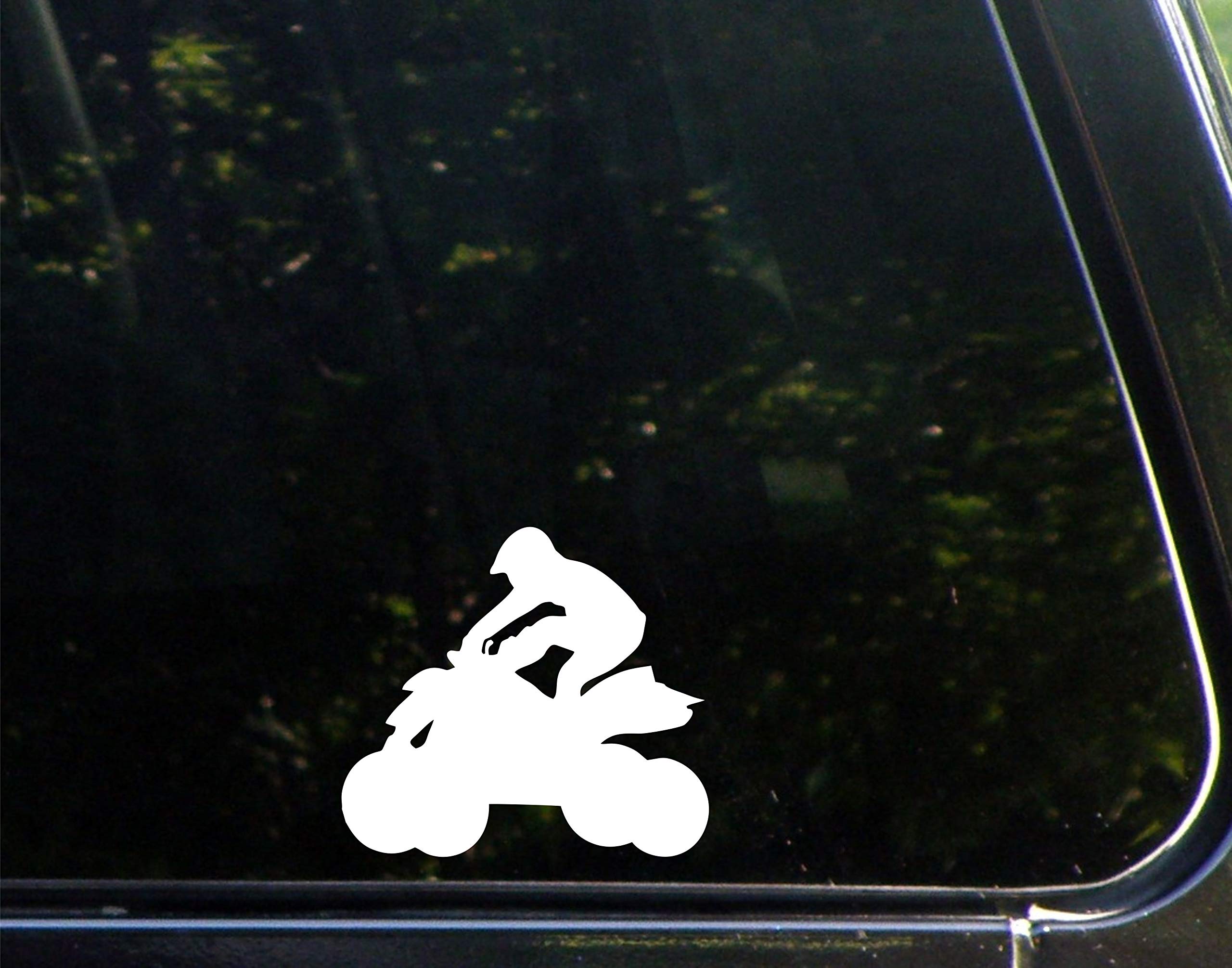 4x4 ATV Vinyl Die Cut Decal - Durable Bumper Sticker for Cars, Trucks, Windows, Laptops, and Outdoor Gear - Perfect for Off-Road Enthusiasts and Adventure Seekers