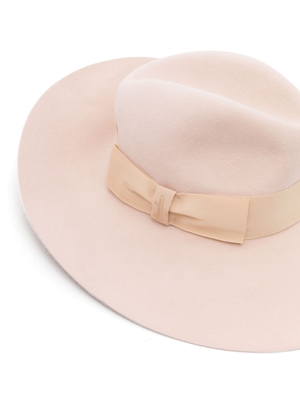 Borsalino Beige Fedora Hat for Men & Women - Classic Wool Felt Dress Hat for Fashion, Outdoor & Special Occasions