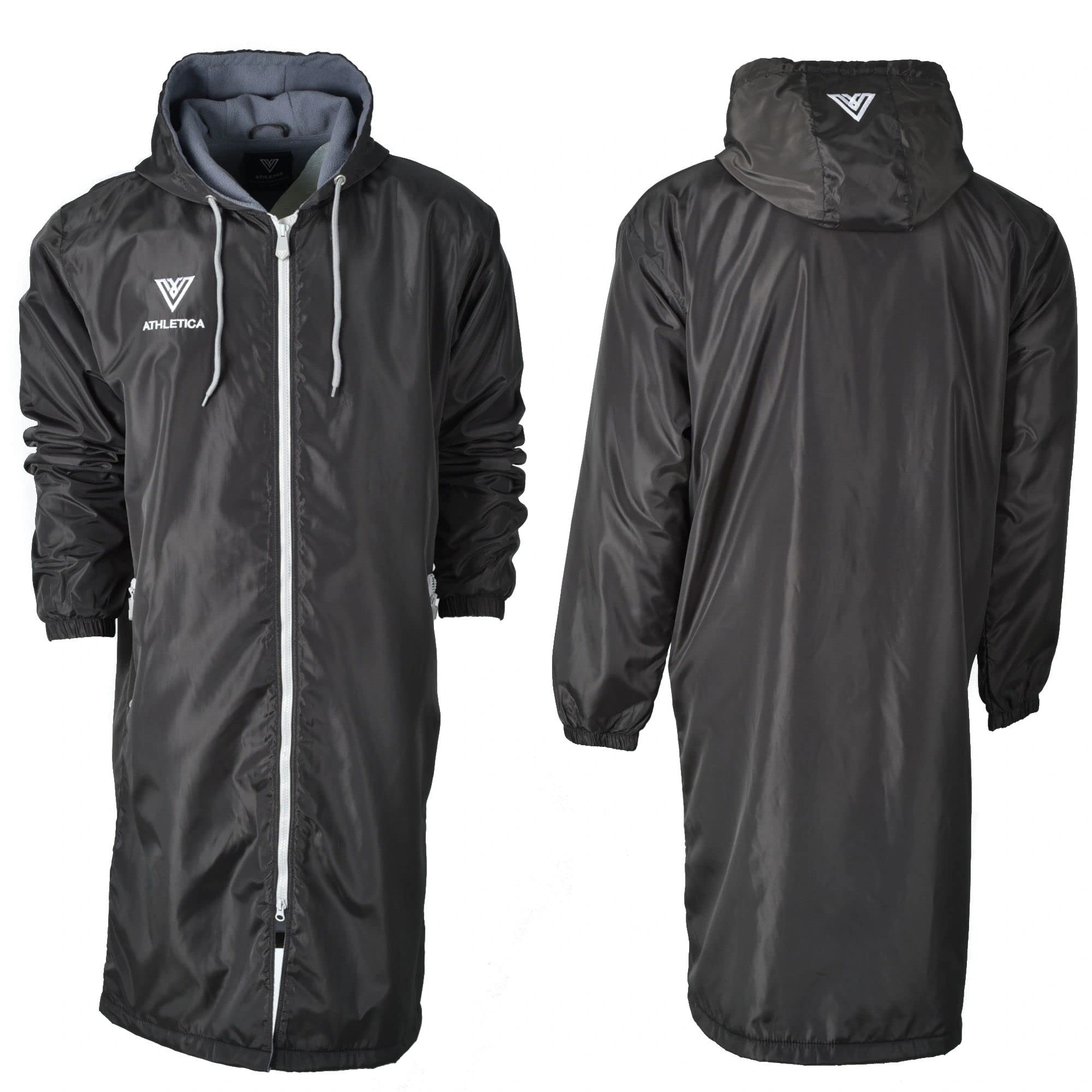 Unisex Swim Parka for Adults & Kids - Water-Resistant Soft Fleece Lined Hooded Cover-Up for Beach, Pool & Surfing - Quick Dry Swimwear Changing Robe for Men Women & Children