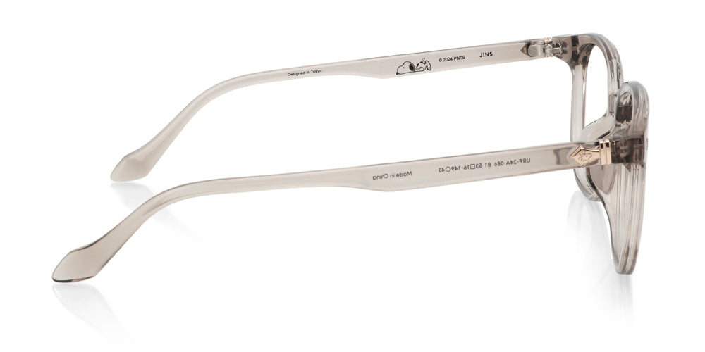 JINS x PEANUTS 086 Resting 81 Eyeglasses - Stylish & Comfortable Reading Glasses for Men & Women - Perfect for Office, Home, and Daily Use