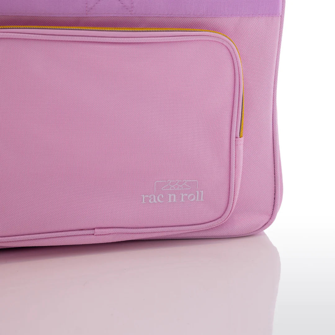 Rac n Roll Medium Pink Bag with Built-in Storage - Stylish and Functional Handbag for Women, Perfect for Work, Travel, and Everyday Use