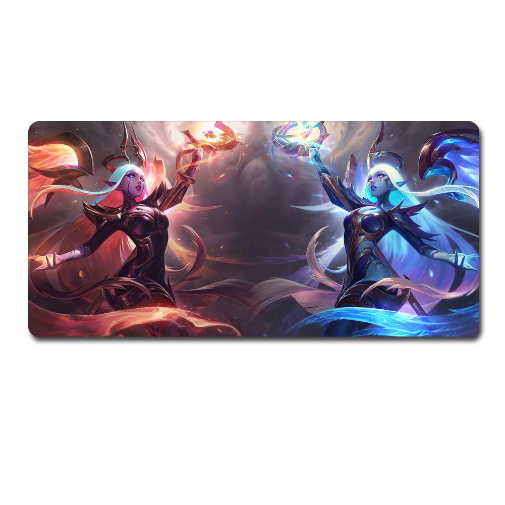 Anime Soraka Gaming Mouse Pad - XXL Large Non-Slip Desk Mat for PC Gamers | Perfect for League of Legends Fans, Computer Workstations & Office Setups