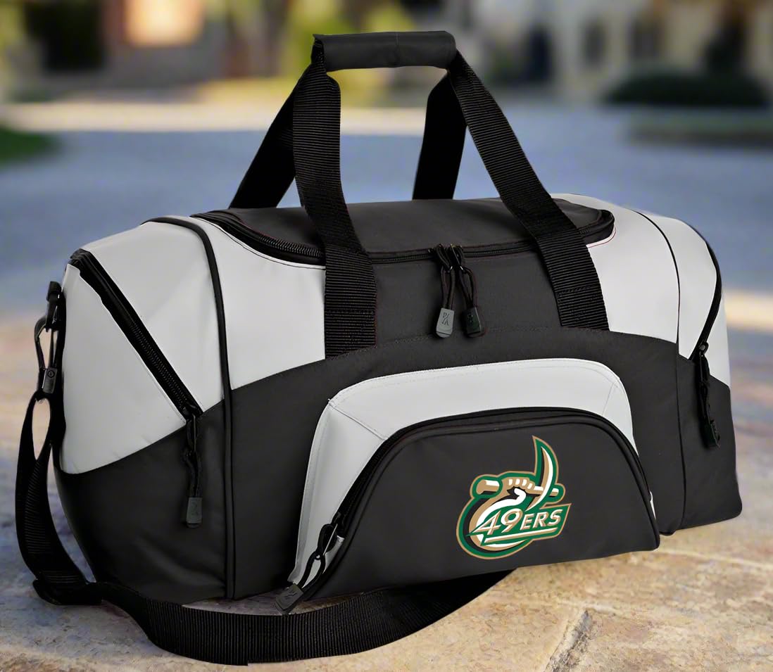 UNC Charlotte Duffel Bag - Lightweight Gym Bag & Carry-On Luggage for Travel, Workout, or College Campus Use | University of North Carolina UNCC Gear