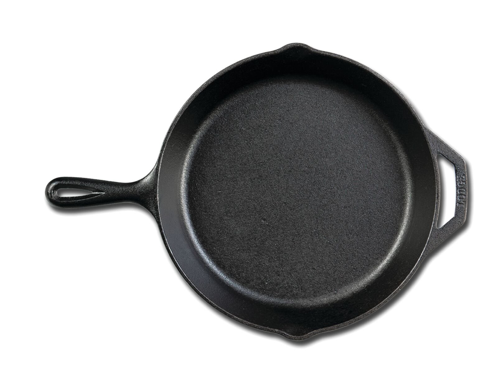 Lodge Pre-Seasoned Cast Iron Skillet 10.25 Inch - Heavy Duty Cast Iron Frying Pan with 10 Inch Bristle Scrub Brush - Perfect for Camping, Grilling & Home Cooking