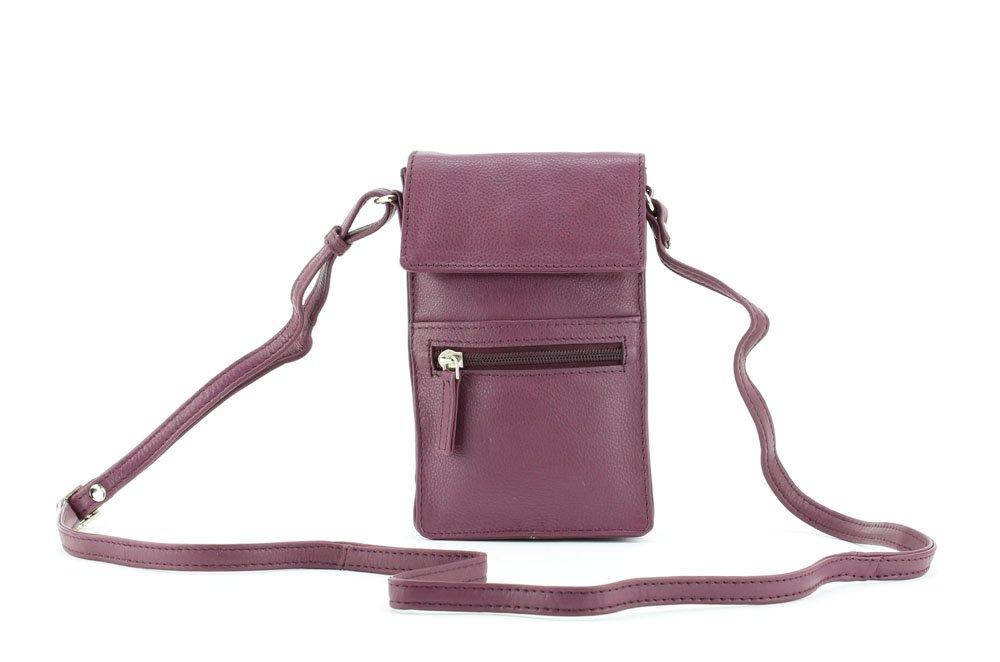 Slim Crossbody Bag for Women - Lightweight & Stylish (Plum) - Perfect for Travel, Shopping & Everyday Use