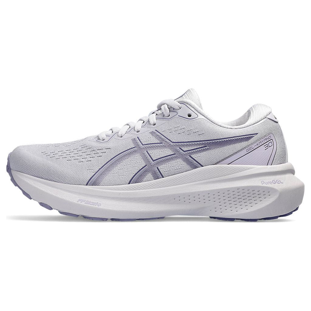 Asics Women's Gel Kayano 30 Running Shoes - Lightweight Stability Sneakers in Lilac Hint Ash Rock for Marathon Training & Everyday Comfort