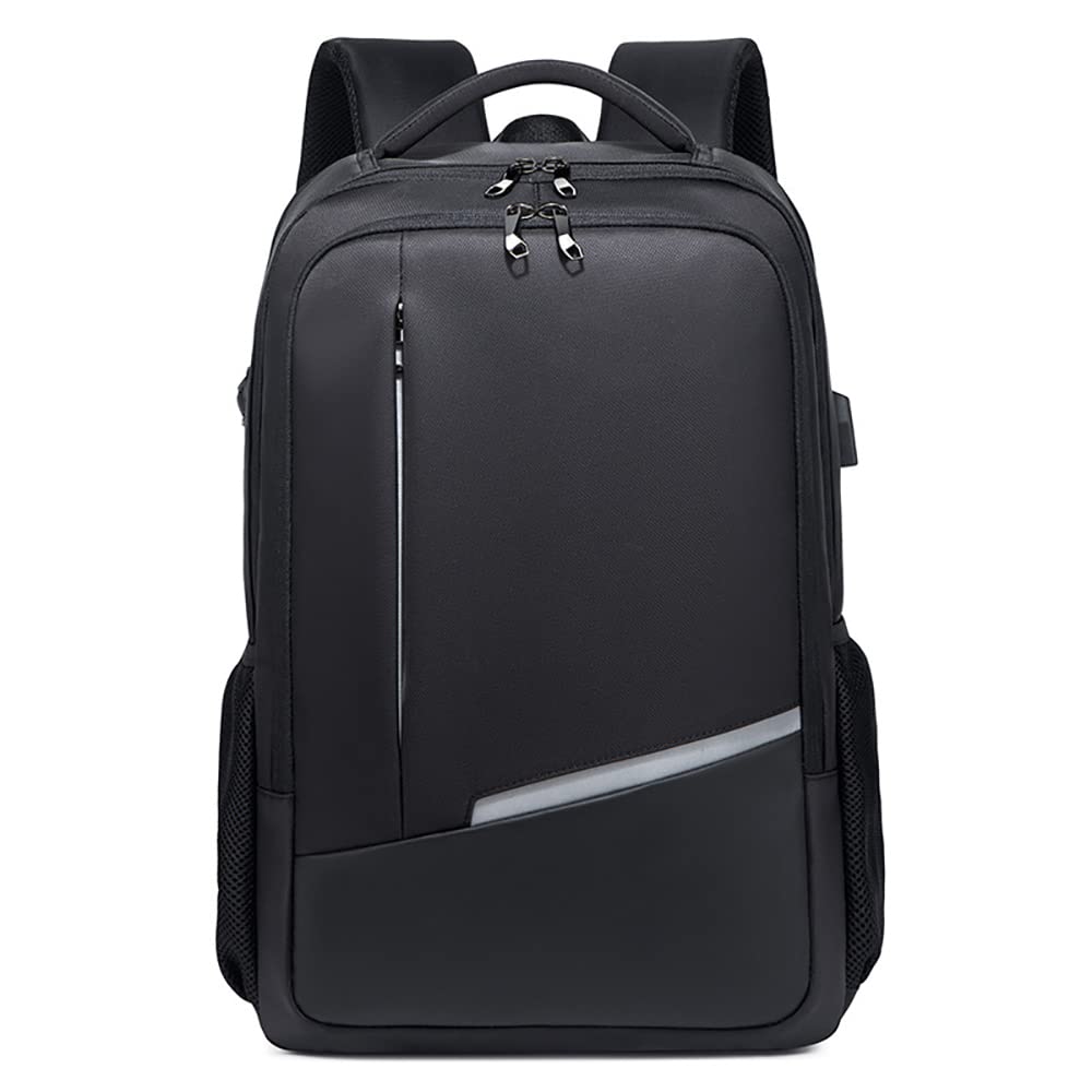 Cathyladi Men's Laptop Backpack - 15.6 Inch Computer & Tablet Bag with USB Charging Port - Large Durable Bookbag for Work, School & Travel