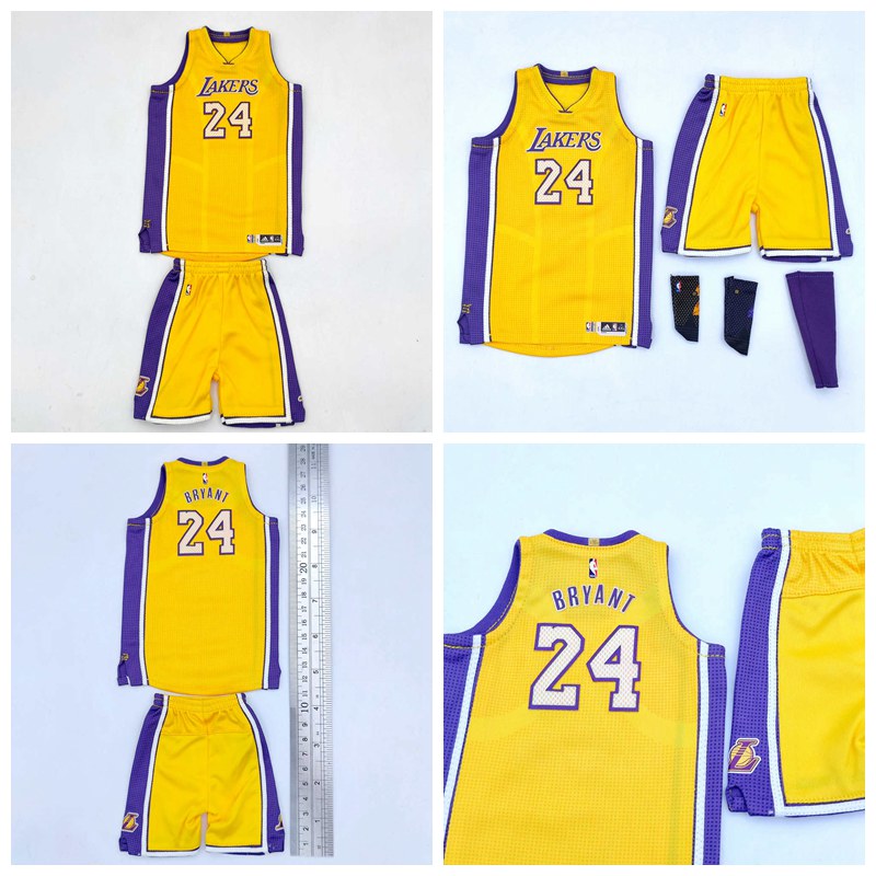 Custom 1:6 Scale Kobe Bryant Los Angeles Lakers NBA Jersey for Enterbay Action Figures - Perfect for Collectors and Basketball Fans Display